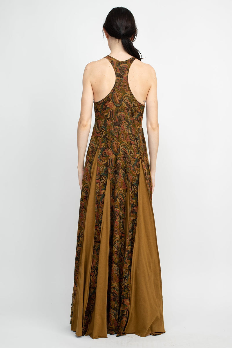 Groovy Paisley Maxi Dress