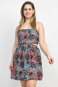 Mandala Lace Cutout Dress