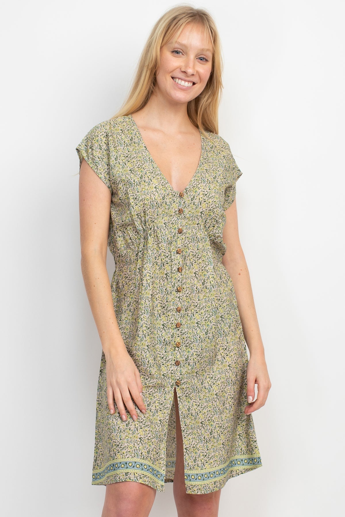 Teatime Button Through Dress