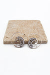 Star Spiral Hoop Earrings