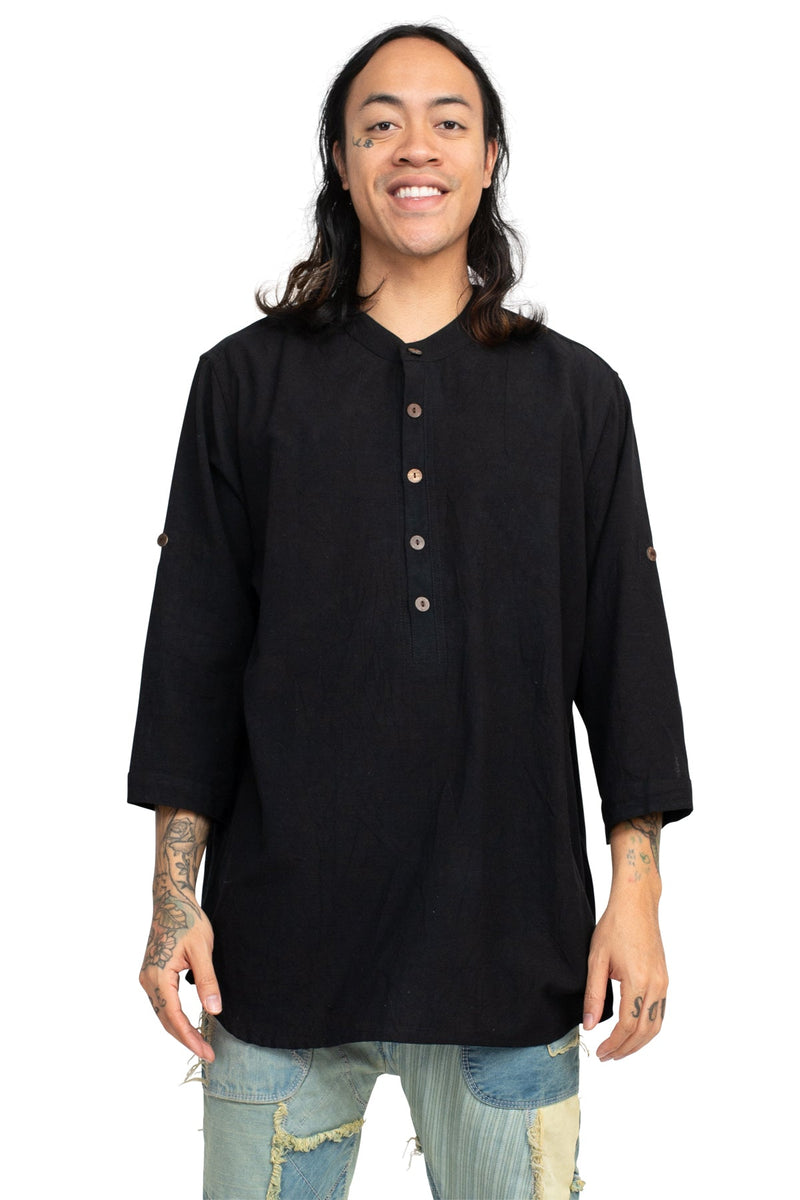 Homespun Henley 3/4 Sleeve Shirt