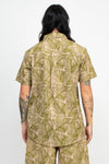 Tropical Leaves Button Up Shirt