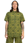 90's Print Rasta Short Sleeve Shirt