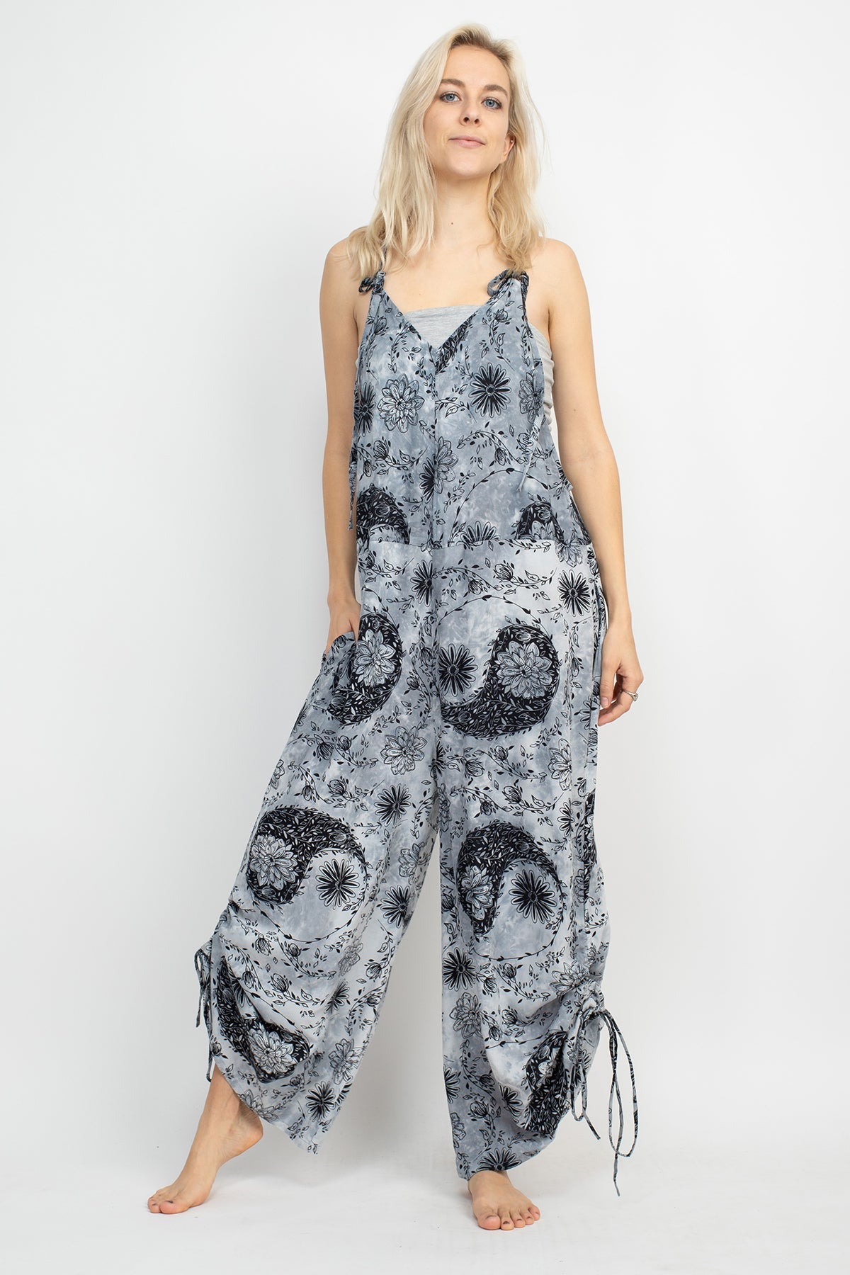 Drapey Yin Yang Overalls