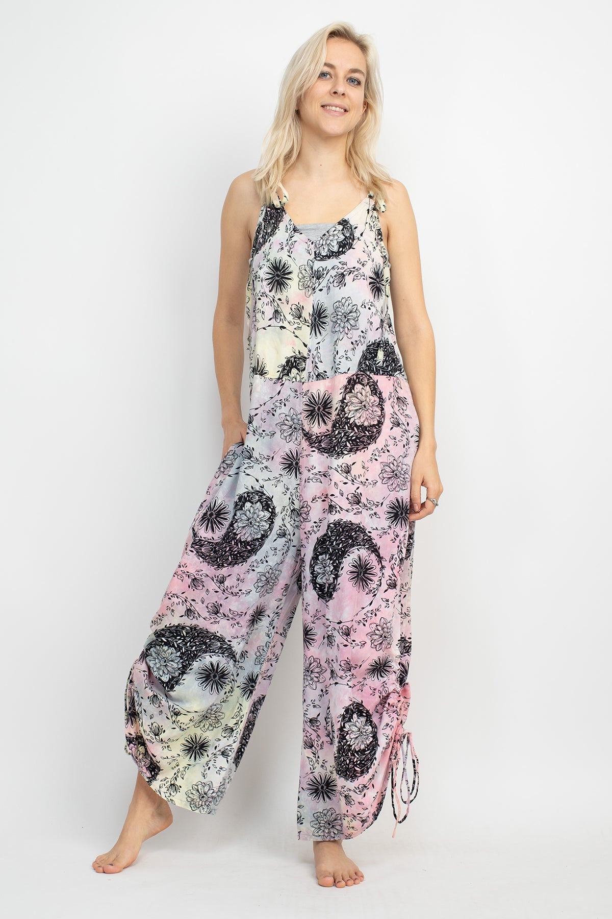 Drapey Yin Yang Overalls