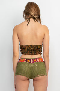 Groovy Paislety Halter Top