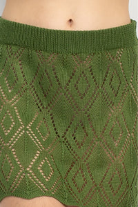 Diamond Knit Skirt