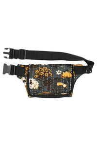 Mushroom Kantha Belt Bag