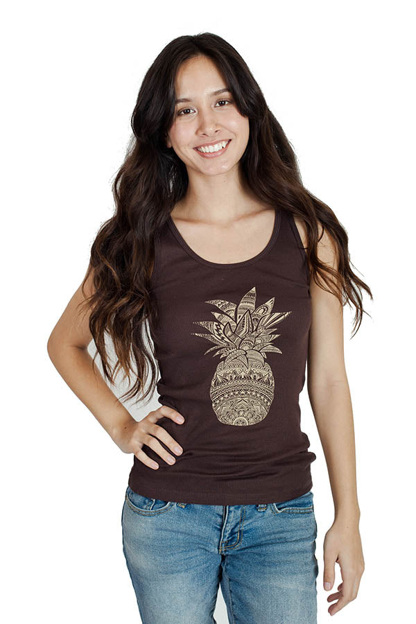 Ladies Pineapple Tank Top